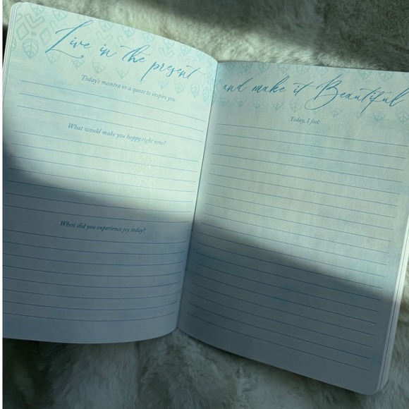 Punch Studio Guided Journal Namaste Light Love Mandala Meditation Mindfulness - Picture 4 of 5